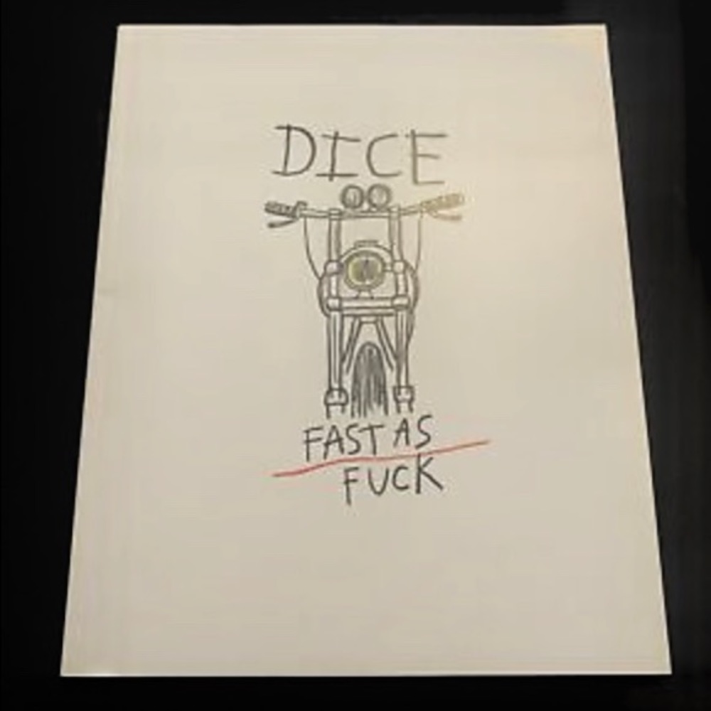 Wes Lang x Dice Magazine “Fast As F**k”